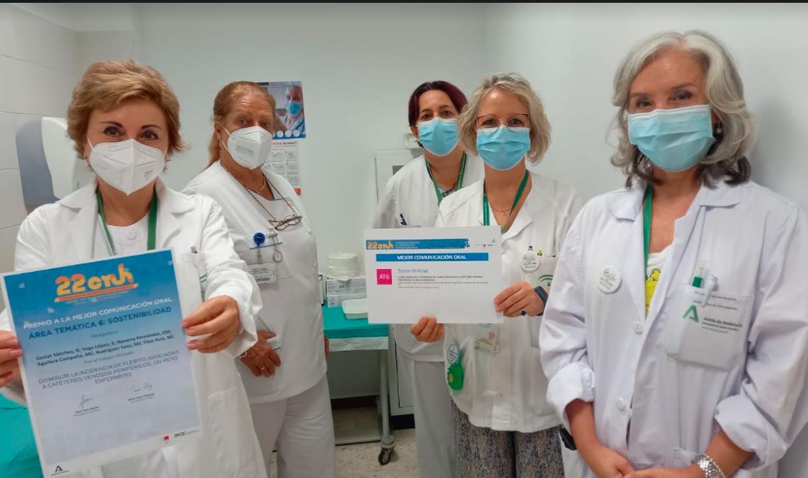 Premian al Hospital Virgen de las Nieves por un protocolo para reducir la flebitis